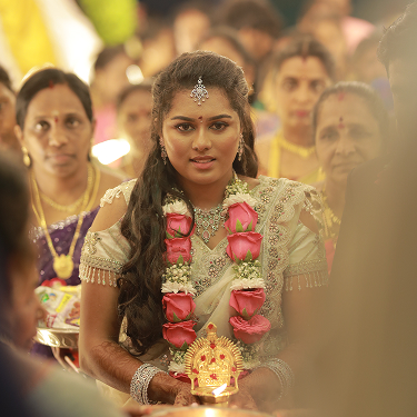 Traditional South Indian bridal makeover