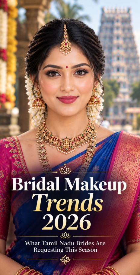 bridal makeup trends 2026 Tamil Nadu