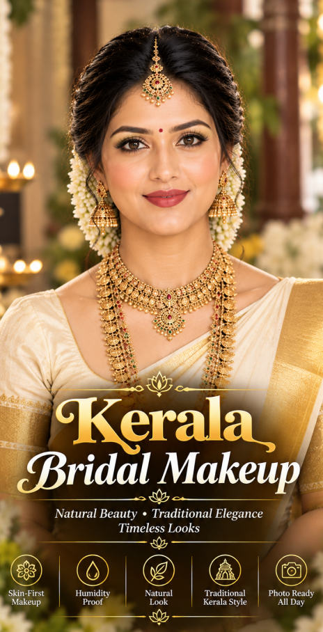 Kerala bridal makeup