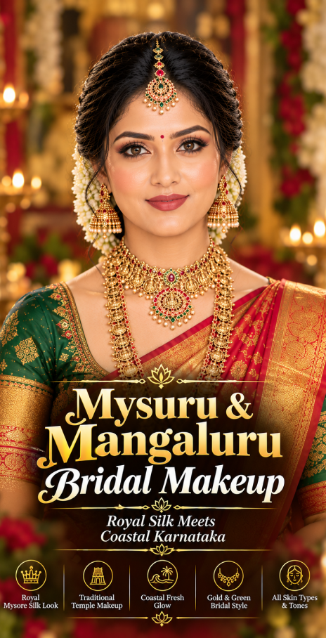 Mysuru bridal makeup