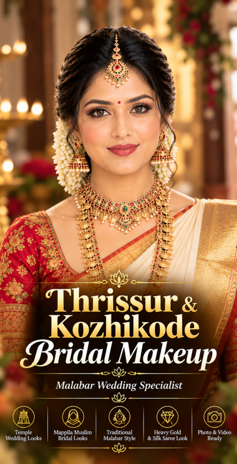 Thrissur bridal makeup