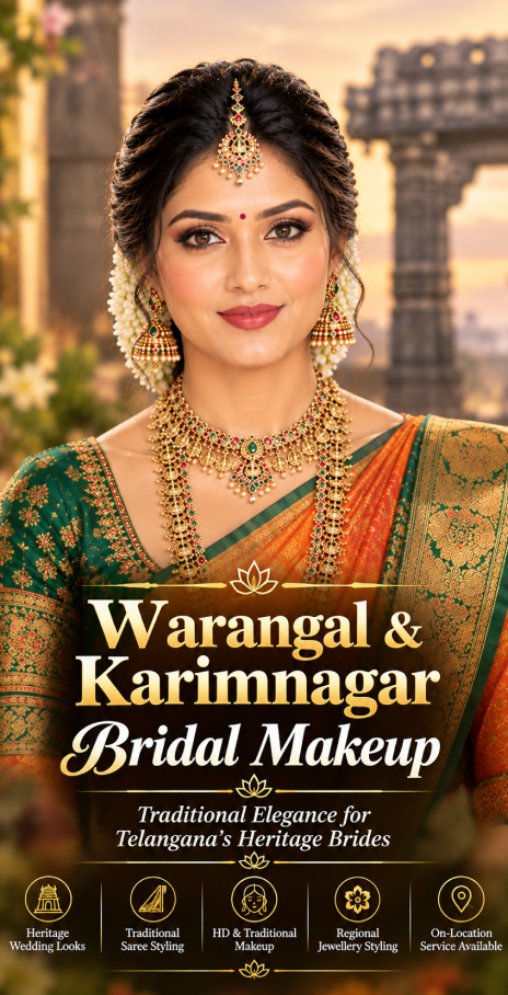 Warangal bridal makeup